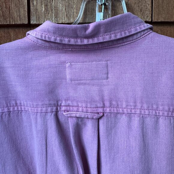 NWT Anthropologie - Pilcro Relaxed Oxford Lilac Buttondown - Women's X-Large - Picture 14 of 16